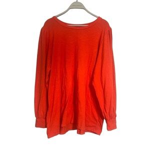 Torrid red Long Sleeve shirt Top 3x